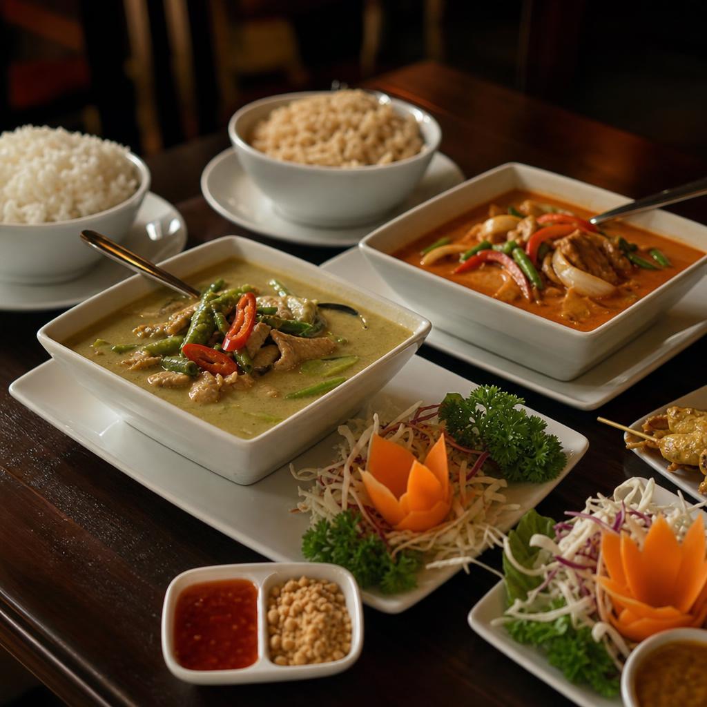 Traditional Thai curries